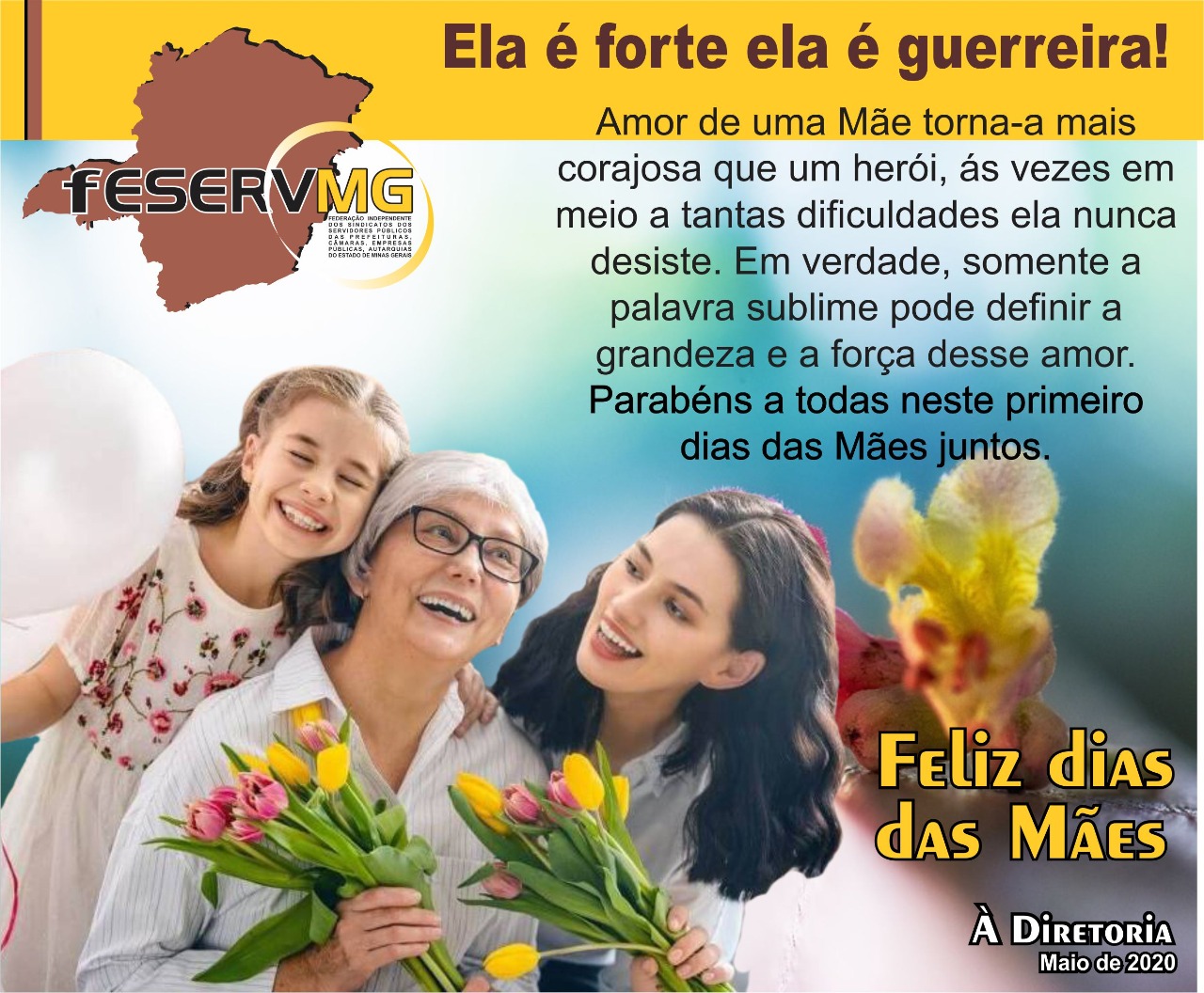 PARABÉNS DA TODAS NOSSAS MÃES 