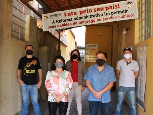 Fortalecimento da representação: Presidente da Feserv-MG visita sede do Sintram