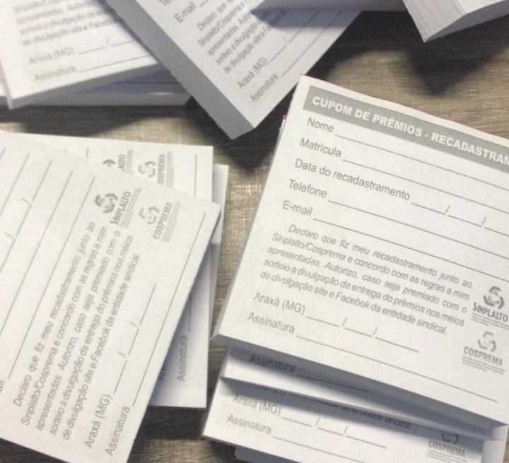 Servidores recadastramento do Sinplalto / Cosprema começa hoje