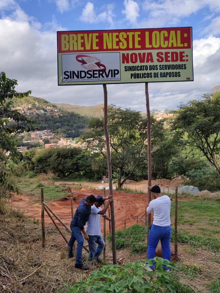 TERRENO PARA NOVA SEDE DO SINDSERVIP É UMA REALIDADE!