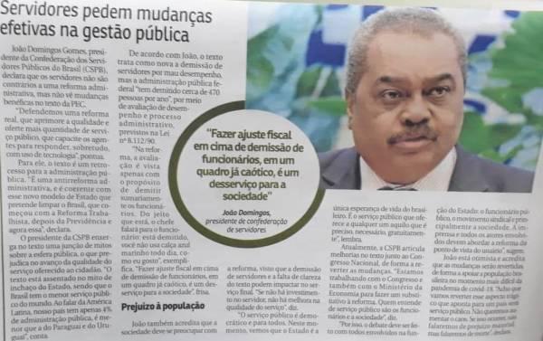 Reforma: servidores pedem mudanças efetivas na gestão pública