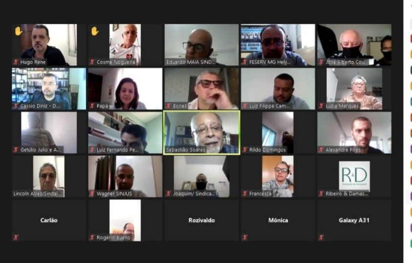 Presidente da Feserv- Minas participam de reunião do Movimento Basta/MG