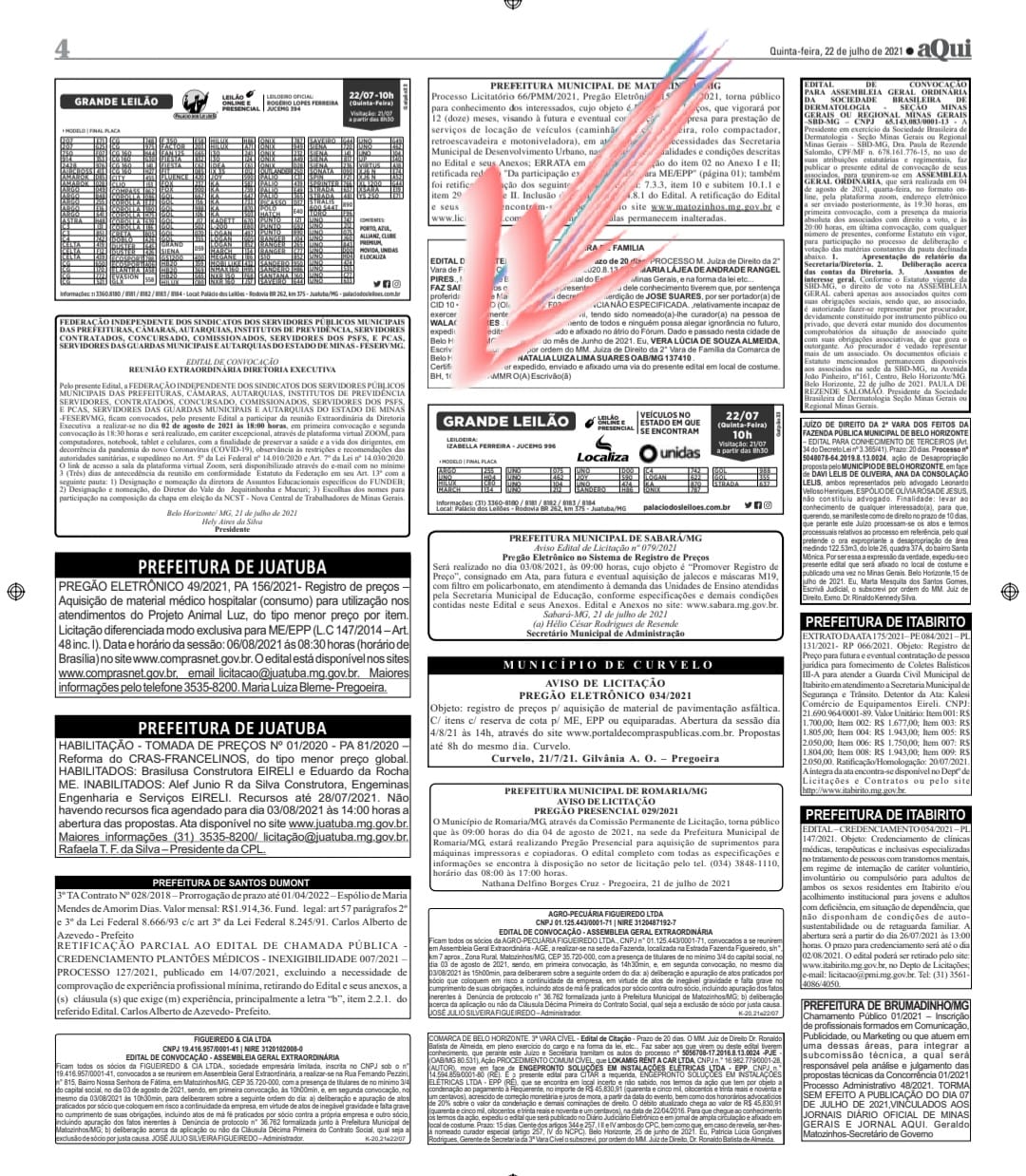 Feserv-Minas vai escolher novos diretores no proximo dia 02 de agosto, em assembleia virtual