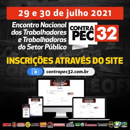 Aberta as inscrições para o Encontro Nacional dos Trabalhadores e Trabalhadoras do Setor Público