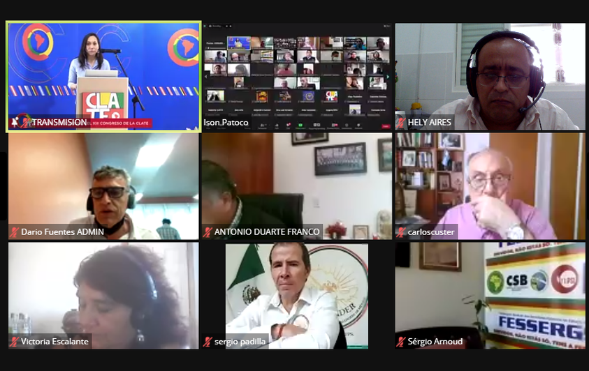 Por meio da CSPB, centrais sindicais brasileiras expandem representação na diretoria da CLATE