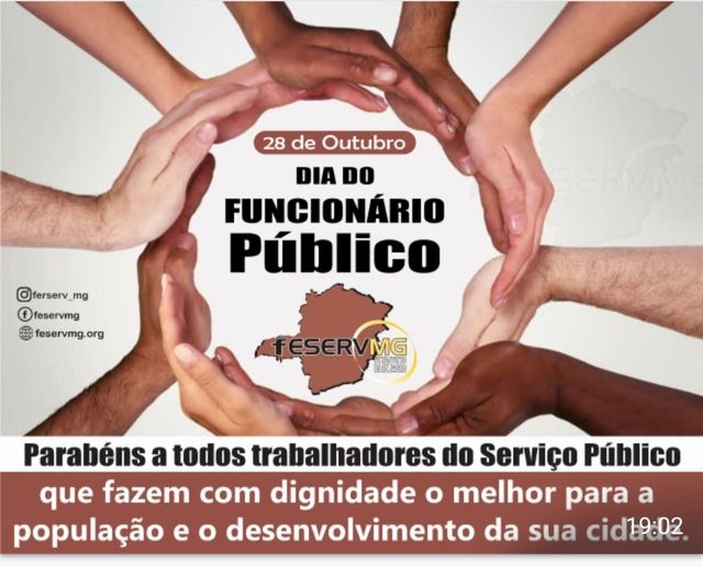 Dia do Servidor Público: Feserv Minas parabeniza os trabalhadores e está junto na luta contra a PEC 32
