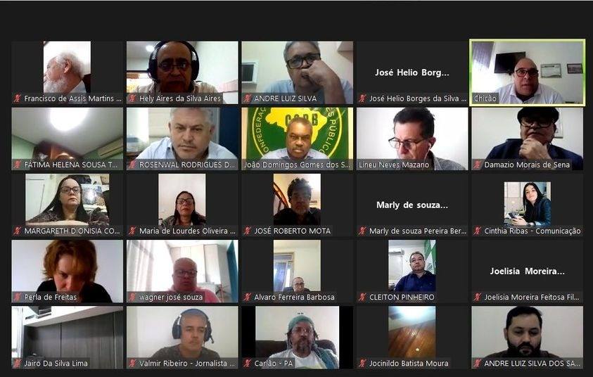 CSPB delibera reforma estatutária, Plenária Nacional do Setor Público, calendário e programação do 25º Congresso