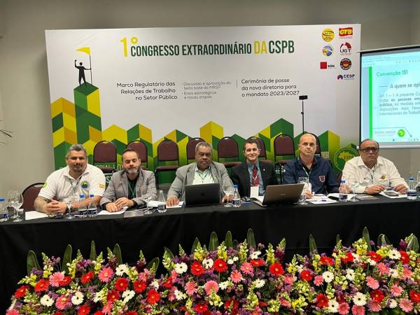 Texto base do Marco Regulatório é apresentado no 1º Congresso Extraordinário da CSPB