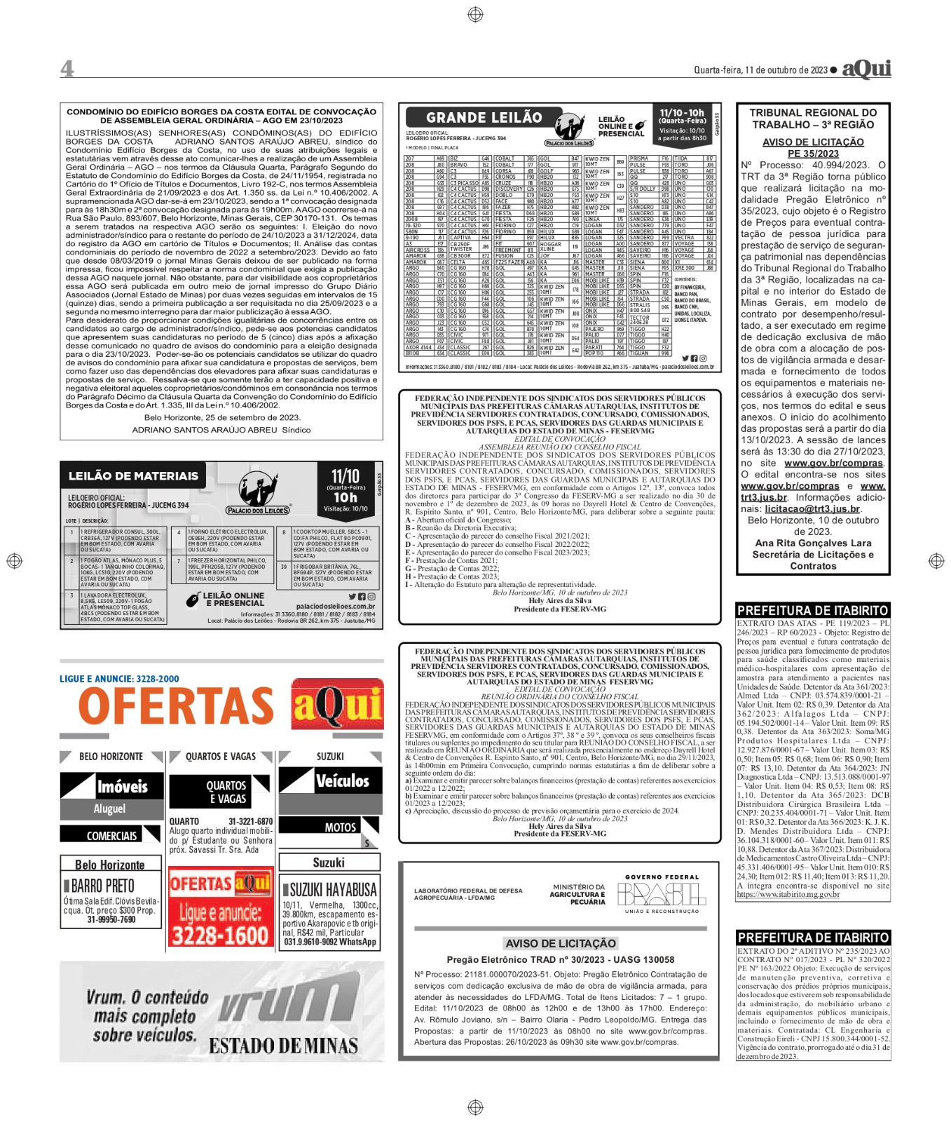 Feserv convoca Conselho  Fiscal e Assembleia Ordinaria 