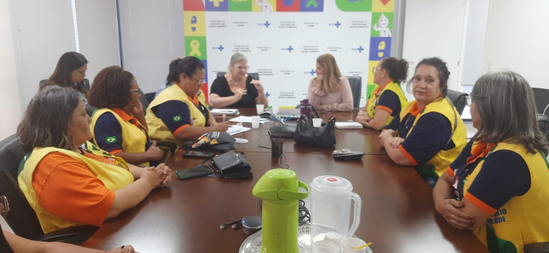 PRESIDENTE DA CONACS EM BRASÍLIA DISCUTE AVANÇOS NA DEFESA DOS DIREITOS DOS ACS E ACE