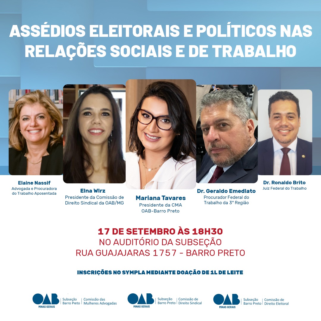 Assédios Eleitorais e Políticos na Relações de Trabalho